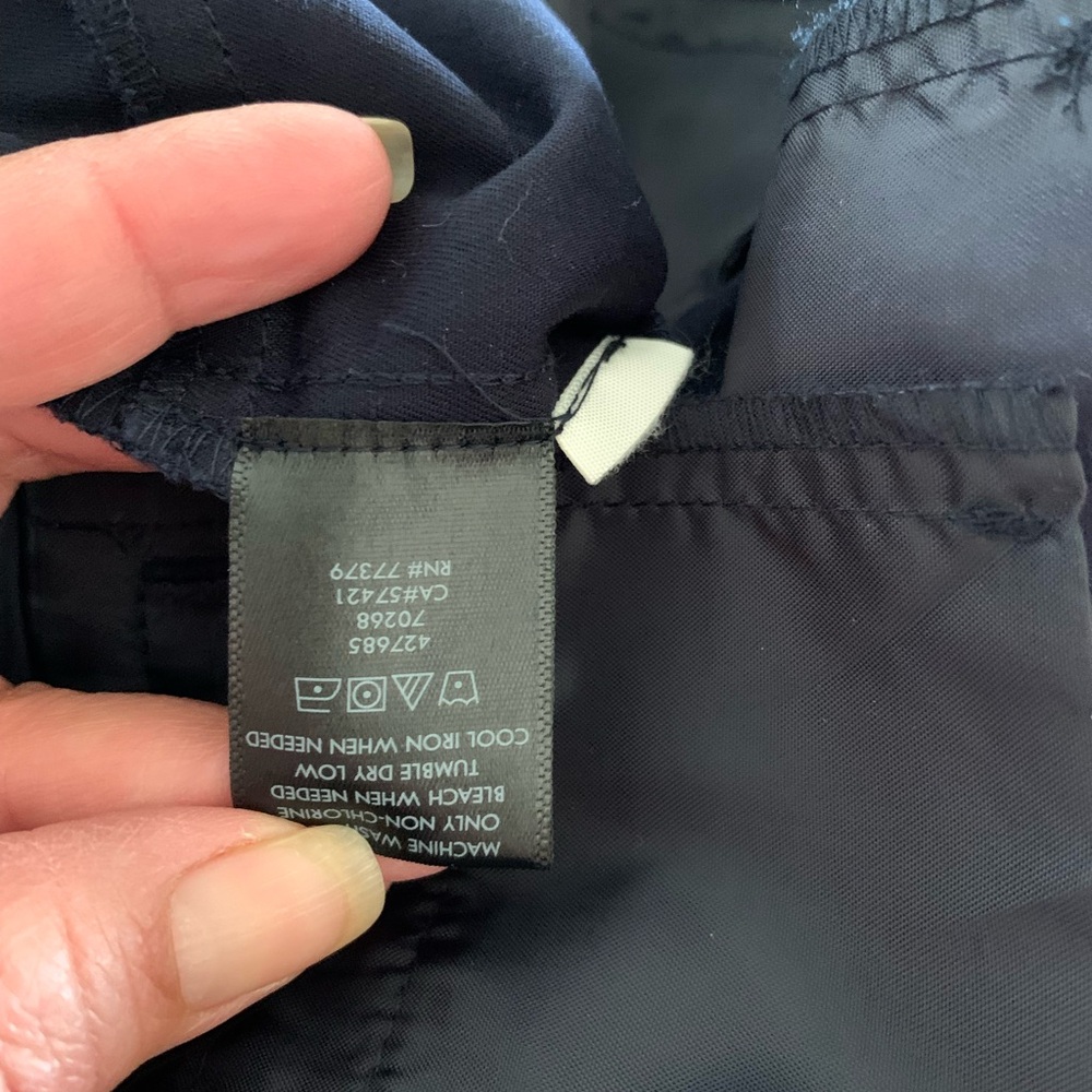 Ann Taylor Kate fit pants navy blue size 4 - Picture 6 of 10